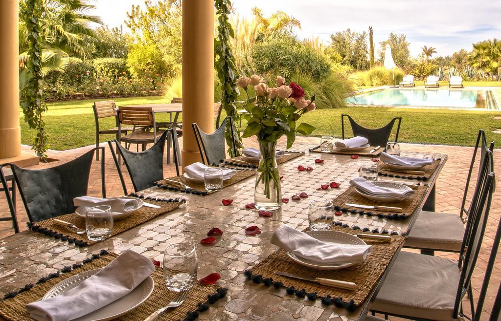 Villa De Luxe Avec Piscine Privee Et Golf Marrakesh Bagian luar foto